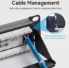 Vention 24-Port Cat6 Unshielded Patch Panel, Gigabit Ethernet, Gold-Plated Contacts, Meets T568A & T568B Standards. - Image 12
