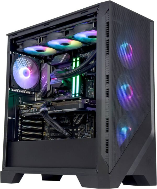Customize Gaming PC - AMD Ryzen 5 5500 6 Cores 12 Threads, NVIDIA RTX 4060 8GB, 32GB DDR4 RAM 3200MHz.