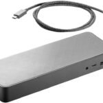 HP USB-C Universal Docking Station, For Chromebook 14 G4 / EliteBook 1040 G4 / ZBook Studio, 4 USB Ports.