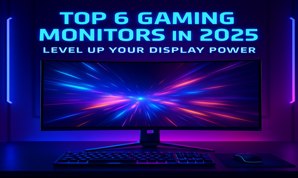 6 Best Gaming Monitors for 2025- Choosing the Best Display for Gamers top 6 gaming monitors in 2025
